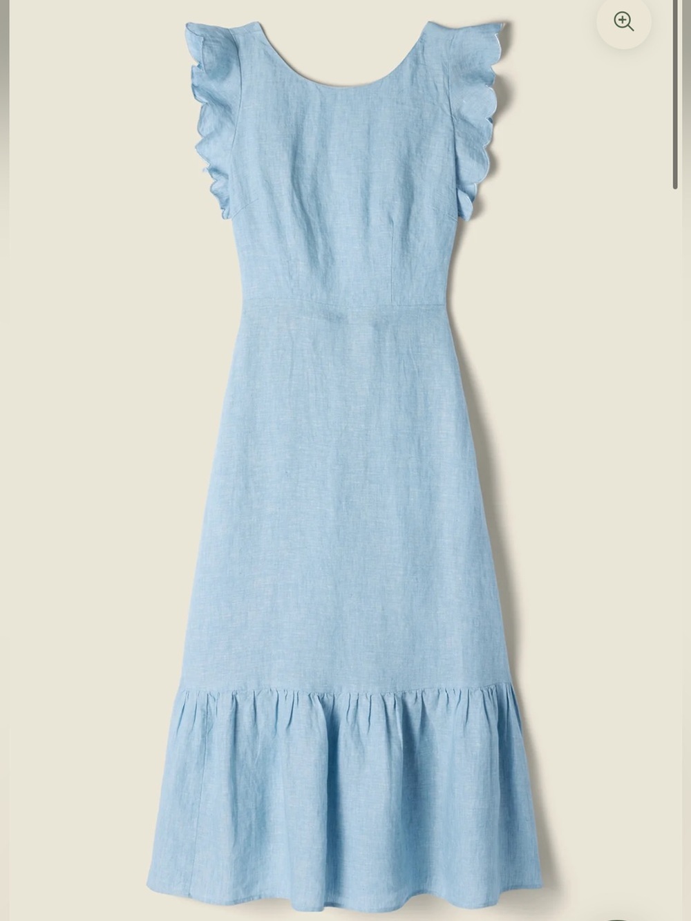 Trovata ROSA DRESS SKY LINEN - Picture 4 of 16